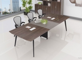  会议桌-钢木会议桌款式01