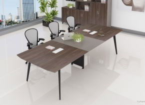  会议桌-钢木会议桌款式01